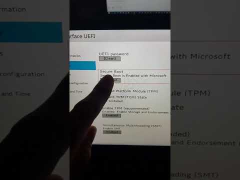 Boot from USB stick Surface Go 2