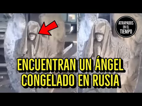 Encuentran un Ángel congelado en Rusia