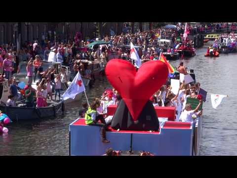 Rodekruis Gay Pride Amsterdam 2017