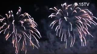 Fireworks in Pyongyang on 2017 New Year