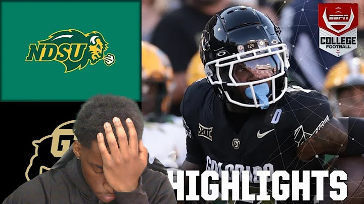 North Dakota State Bison vs. Colorado Buffaloes | Full Game Highlights | College Football (reaction)