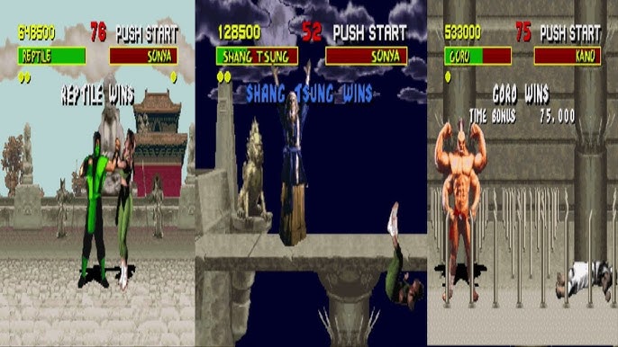 Mortal Kombat - Champion Edition SNES Blood, Goro+Reptile+ Shang Tsung –  2Dgamecity