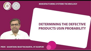 Determining the defective products usin Probability