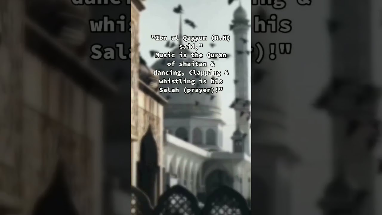 WHY IS MUSIC HARAM IN ISLAM YouTube WHY IS MUSIC HARAM IN ISLAM YouTube