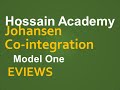 Johansen Cointegration Test.  Model One. EVIEWS
