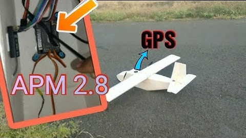 APM 2.8 installed in RC plane!