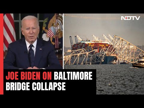 Baltimore Bridge Collapses | Joe Biden On Baltimore Bridge Collapse: backslash