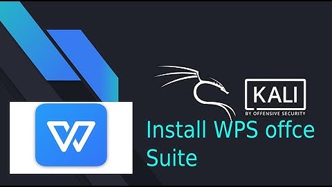 How to install WPS office in kali linux 2020.3 | free office suite