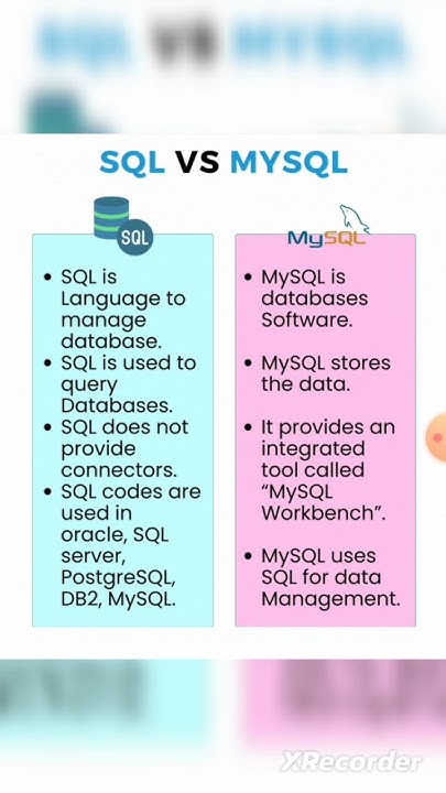 Difference between SQL vs MySql - YouTube