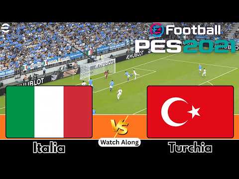 Video IN DIRETTA: Italia vs Turchia | Nations League 2026/27 | Partita completa - Simulazione PES 21