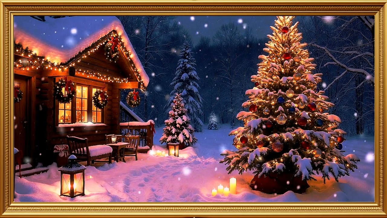 4K Christmas Snowfall Screensaver 🎄✨ Christmas Screensavers to Warm Your Heart This Holiday Season