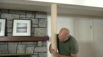 COVER BASEMENT SUPPORT POLES OR LALLY COLUMNS WITH POLE-WRAP