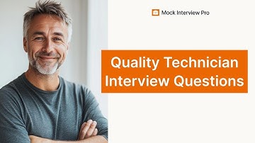 Quality Technician Interview Questions | Best Answers and Tips
