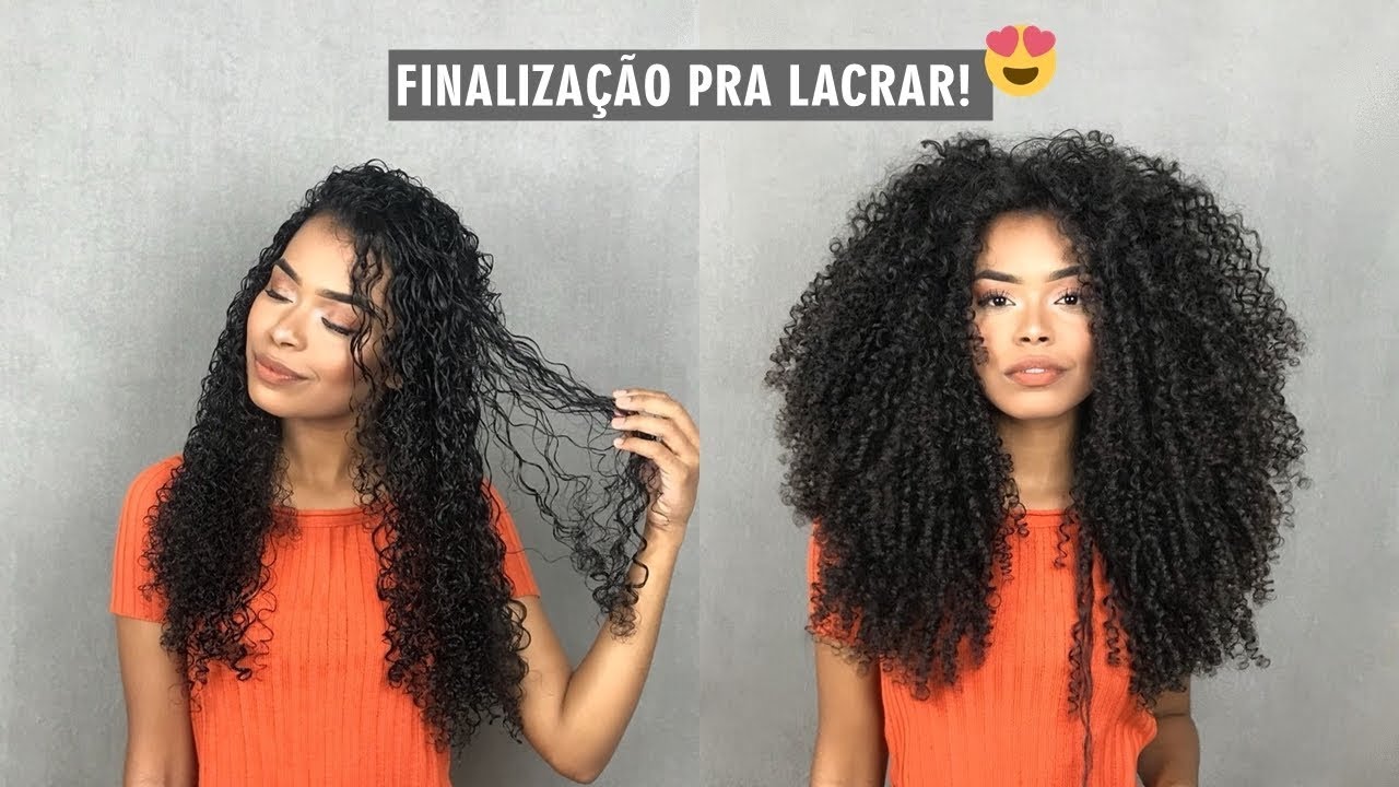 FINALIZAÇÃO ATUALIZADA CACHOS SUPER DEFINIDOS E COMO MUITO MAIS VOLUME por Daniela Santos