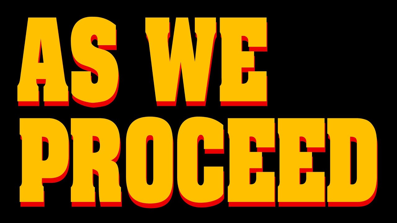 As We Proceed Official Trailer [HD] YouTube