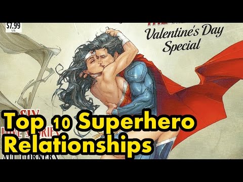 Top 10 Superhero Romances - Comic Island Valentine's Day Special - 동영상