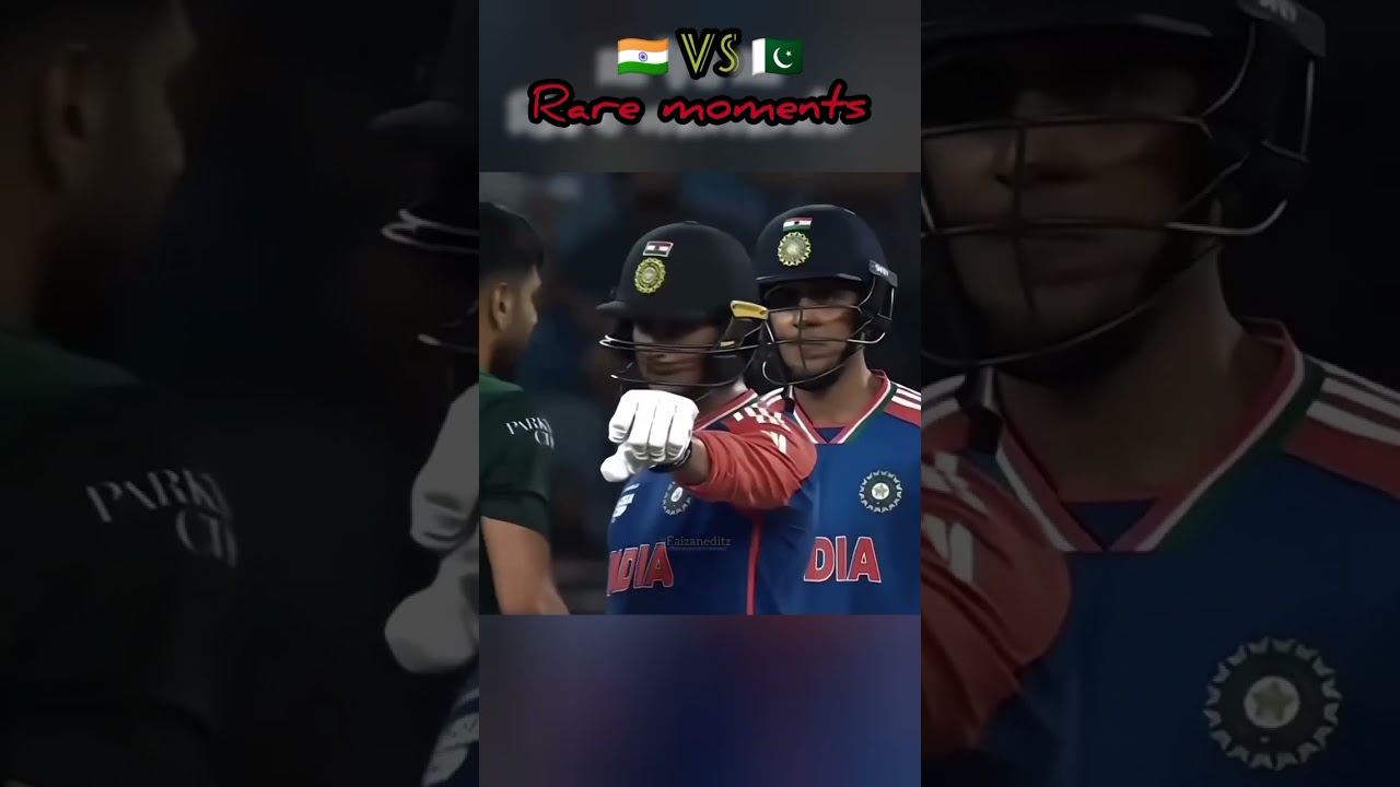 pak vs ind rare moments 🔥🥵 