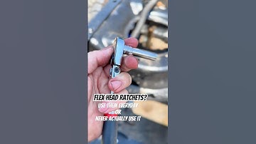 I use my 1/4” Flex Head Ratchet the Most