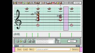Mario Paint | Dethskullk Jam / The Haunted Ship - Kirby and the Rainbow Curse
These two are practically the same song but I did them both anyways because its Spooky Month so of course starting off, we got more Rainbow Curse goodness. Now titular level itself isnt too hard except for the insta-kill ghosts lurking in it. Not to worry, you get tons of invincibility lolipops to turn the tables later on in the stage. Mario Paint | Dethskullk Jam / The Haunted Ship - Kirby and the Rainbow Curse