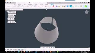 Creating a Cone Using the Lofted Flange Tool