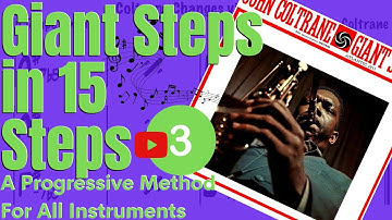 (Part3/3) Conquer Giant Steps in 15 Steps👣A Step-by-Step Method For Coltrane Changes Confidence🎷