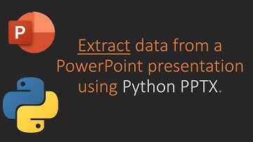 How to get data from PPTX file into Pandas DF with Python. Python PPTX PowerPoint package.