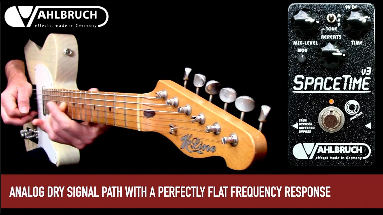 Vahlbruch SpaceTime v3 echo delay pedal - YouTube