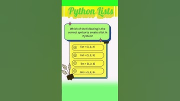 Python Lists #pythonquestions #pythonprogramming #pythontutorial #pythonforbeginners #python#mcqs