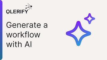 Generate a workflow with AI in Qlerify