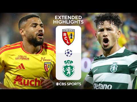Lens vs. Sporting CP: Extended Highlights | UCL League Phase MD 2 | CBS Sports Golazo