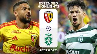 Lens vs. Sporting CP: Extended Highlights | UCL League Phase MD 2 | CBS Sports Golazo