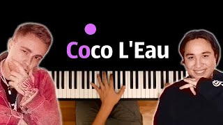 Егор Крид & The Limba - Coco L'Eau ● караоке | PIANO_KARAOKE ● ᴴᴰ + НОТЫ & MIDI