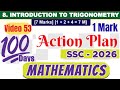 100 Days Action Plan/Video No. 53/Introduction to Trigonometry 1 Mark problems explained