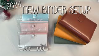 2024 NEW BINDER SET UP || CASH ENVELOPES || MOM BUDGETS