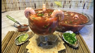 COCTEL DE MARISCOS ( VUELVE A LA VIDA),RECETA DELICIOSA!