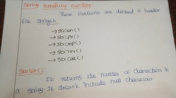 String in C tamil | String Handling function in C tamil | CS3251 |CS3353 