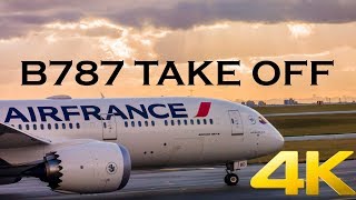 AIR FRANCE B787 PARIS TAKE OFF WITH ATC