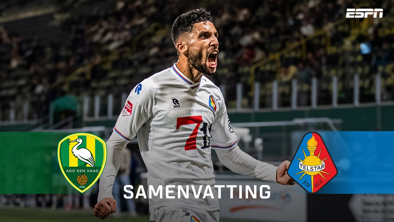 ⚪️🦁 EDDAHCHOURI doet het WEER voor TELSTAR 💫  | Samenvatting ADO Den Haag - Telstar