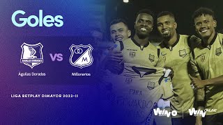 Águilas Doradas vs. Millonarios (goles) | Liga BetPlay Dimayor 2023-2 | Fecha 9