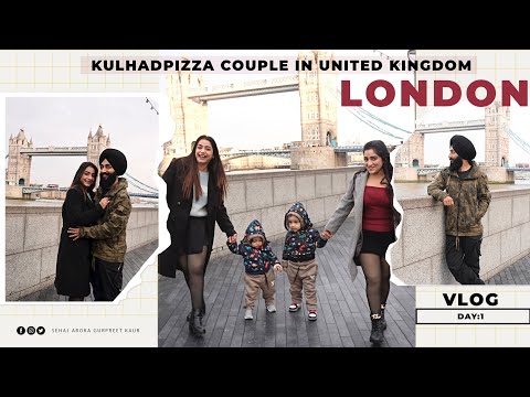 Kulhad Pizza Couple In United Kindom 🇬🇧 || Gurudwara Southaal 🙏 || Sehaj Arora Gurpreet Kaur