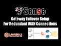 pfSense Dual Wan Failover setup guide for redundant WAN connections.