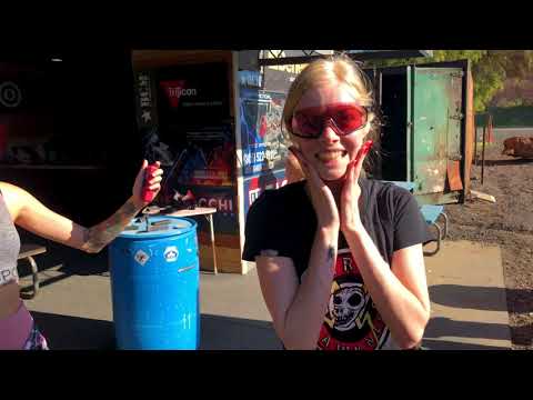 Samara Weaving Trains for Guns Akimbo 😈