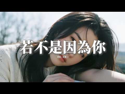 洋瀾一 - 若不是因為你『若不是因為你，我依然在風雨裡，飄來蕩去 我早已經放棄，怎麼相信愛情 我怎麼擁有你。』【動態歌詞MV】