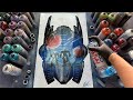 Optimus Prime TRANSFORMERS - SPRAY PAINT ART by Skech ( Glow In The Dark)