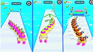 Bakery Stack Cup Cake🧁| Ice Cream🍨 | Cake🍰Android Game Level 49-49-50 screenshot 4