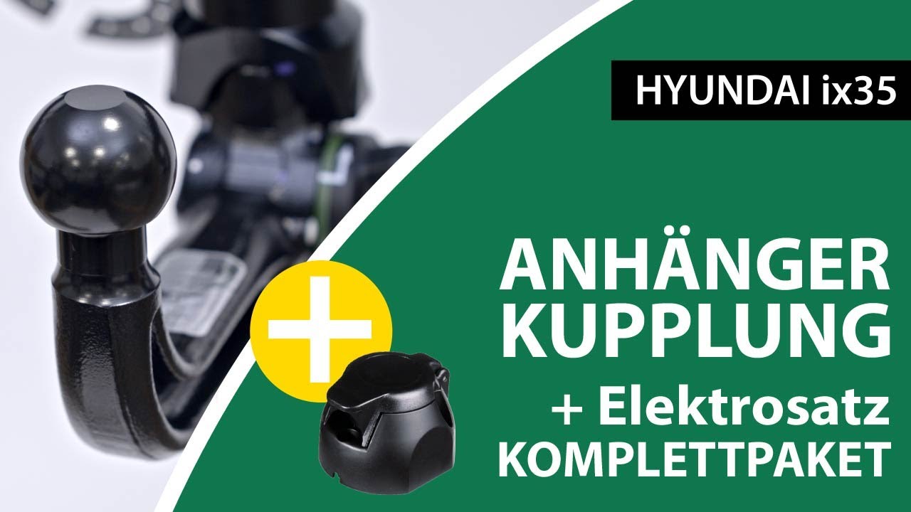 Anhängerkupplung abnehmbar HYUNDAI ix35  Oris Komplettsatz + Montage von  Rameder 