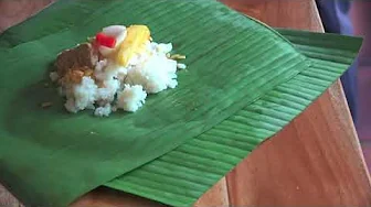 Making Christmas tamales at Esquinas Lodge, Costa Rica