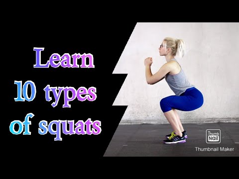 10 types of squats - YouTube