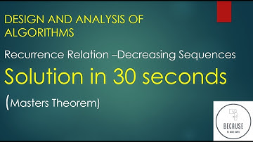 1.6.3 Recurrence Relation Solution in 30 seconds in Tamil