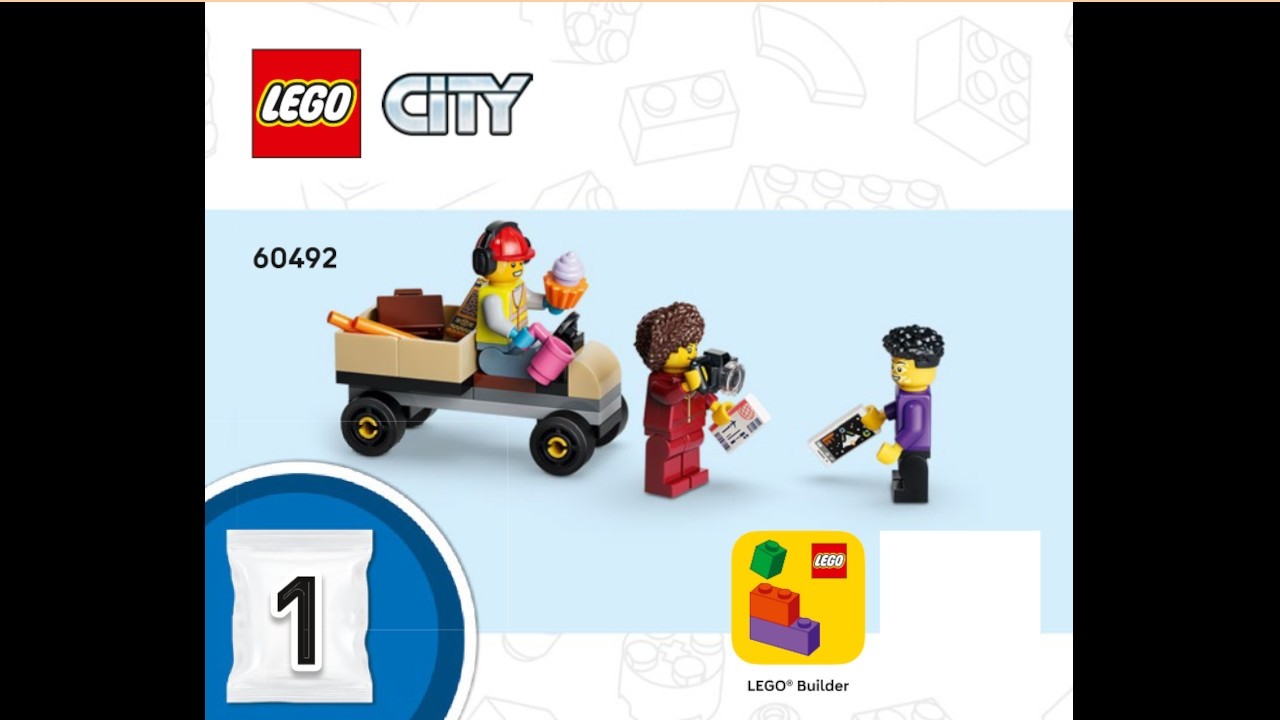 ベリカード　コレクション LEGO 60492 Instructions | City | Passenger Jet | Book 1 | Airport